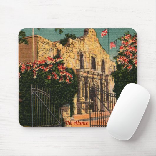 Alamo Vintag Texas Mousepad (Mit Mouse)