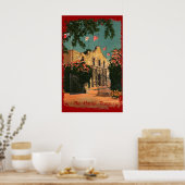 Alamo Vintag Texas Poster (Küche)