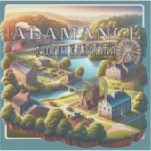 Alamogordo New Mexico 3 Inch Vinyl Sticker (Vorderseite)