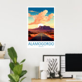 Alamogordo New Mexico Nationales Poster Ski Reise (Heimbüro)