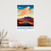 Alamogordo New Mexico Nationales Poster Ski Reise (Küche)