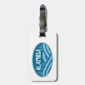 Alamosa Colorado Außenbereich Gepäckanhänger (Rückseite vertikal)