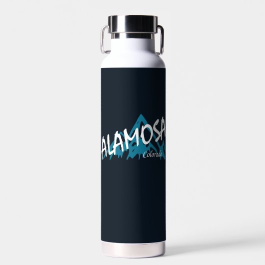 Alamosa Colorado Trinkflasche (Vorne)