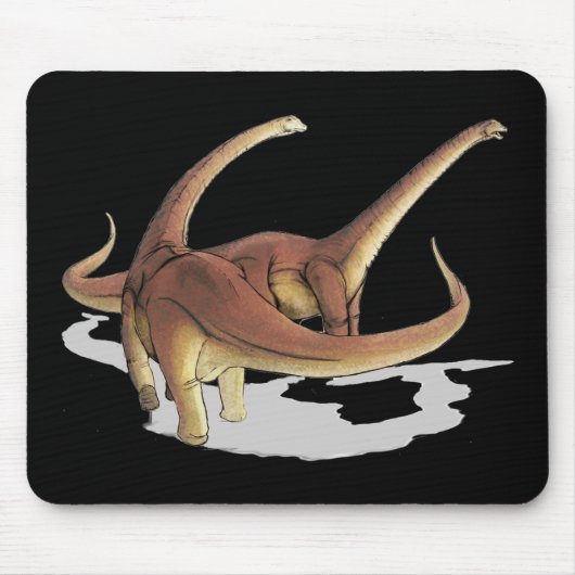 Alamosaurus Dinosaurs Mousepad (Vorne)