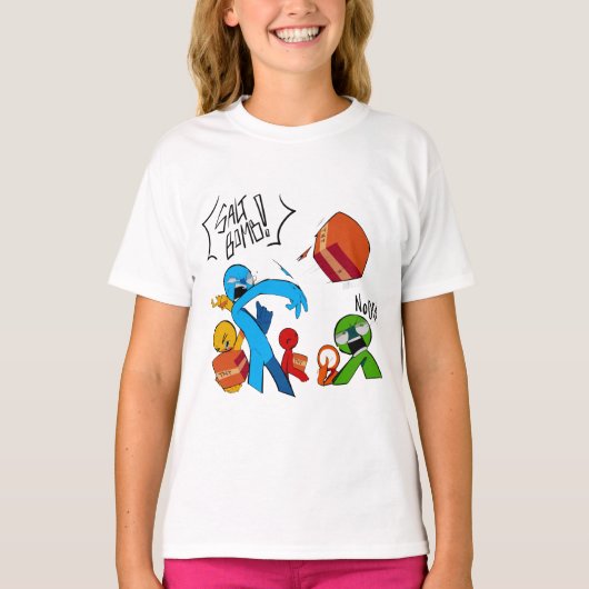 Alan Animation Becker Funny T-Shirt (Vorderseite)