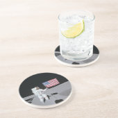 Alan B. Schäfer Jr. (Apollo 14) Getränkeuntersetzer (Seite)