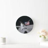 Alan B. Schäfer Jr. (Apollo 14) Runde Wanduhr (Zuhause)