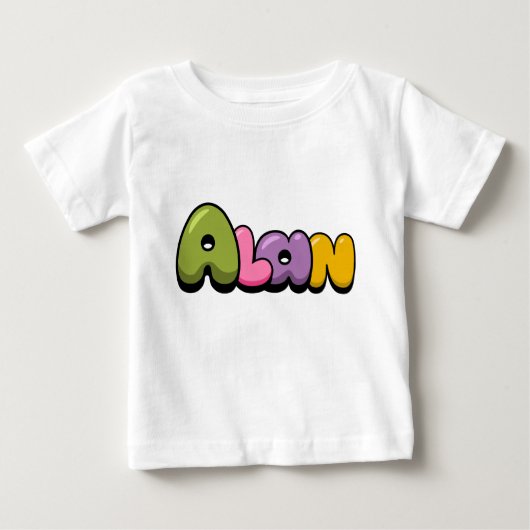 Alan Baby T-shirt (Vorderseite)