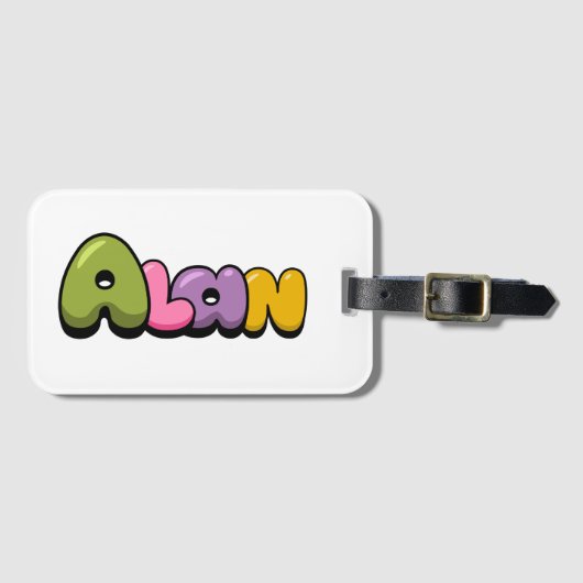 Alan Gepäckanhänger (Vorderseite (Horizontal))