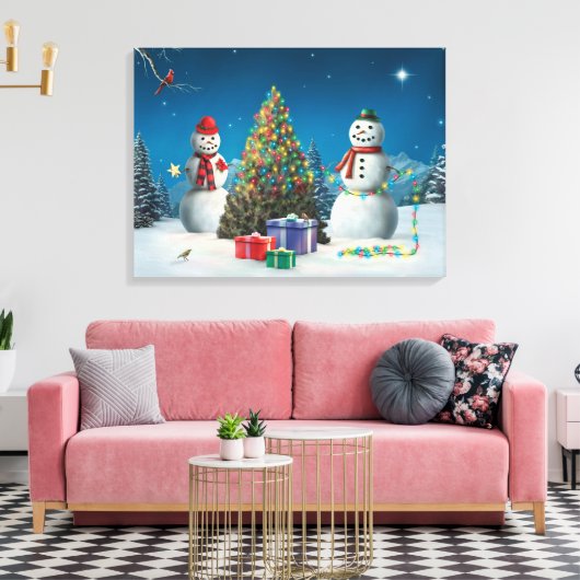 Alan Giana "All is Bright" Canvas Print Leinwanddruck (Insitu (Wohnzimmer))