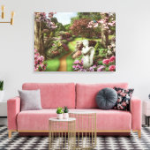 Alan Giana "Angel's Embrace" Canvas Print Leinwanddruck (Insitu (Wohnzimmer))
