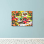 Alan Giana "Autumn Oasis 2" Canvas Print Leinwanddruck (Insitu (Holzboden))
