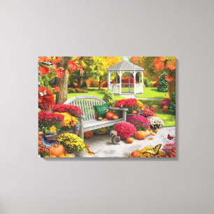 Alan Giana "Autumn Oasis 2" Canvas Print Leinwanddruck