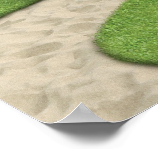 Alan Giana "Beach Days" Poster (Ecke)