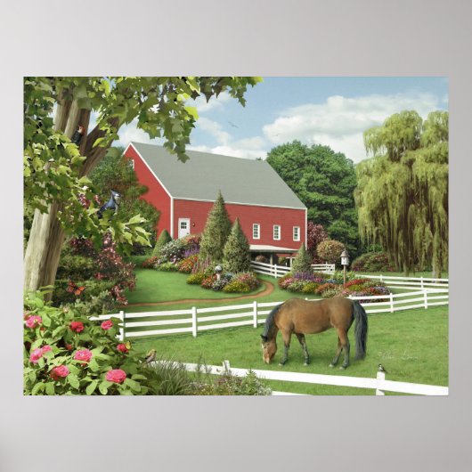 Alan Giana "Blätter von Grün" Poster (Vorne)