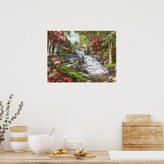 Alan Giana "By the Falls" Poster (Küche)