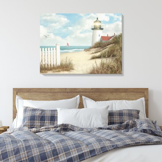 Alan Giana "By the Friedlich Shore" Canvas Print Leinwanddruck (Insitu (Schlafzimmer))
