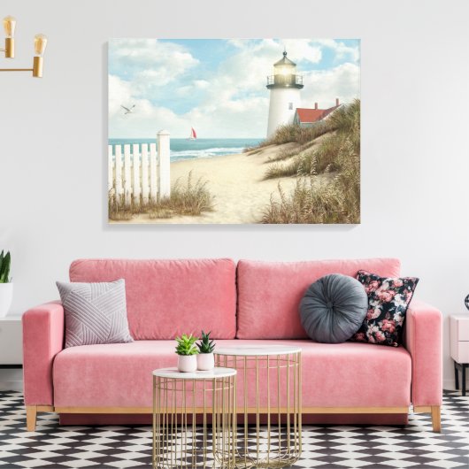 Alan Giana "By the Friedlich Shore" Canvas Print Leinwanddruck (Insitu (Wohnzimmer))