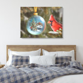 Alan Giana "Christmas Dream" Canvas Print Leinwanddruck (Insitu (Schlafzimmer))