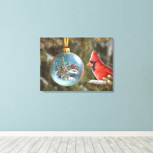 Alan Giana "Christmas Dream" Canvas Print Leinwanddruck (Insitu (Holzboden))