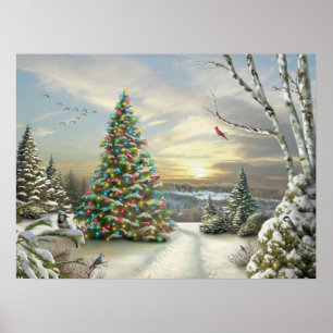 Alan Giana "Christmas Morning" Poster