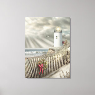 Alan Giana "Christmas Shore" Canvas Print Leinwanddruck