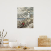 Alan Giana "Christmas Shore" Poster (Küche)