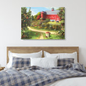 Alan Giana "Corner Your Life" Canvas Print Leinwanddruck (Insitu (Schlafzimmer))