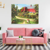 Alan Giana "Corner Your Life" Canvas Print Leinwanddruck (Insitu (Wohnzimmer))