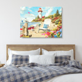 Alan Giana "Daydream 2" Canvas Print Leinwanddruck (Insitu (Schlafzimmer))
