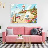 Alan Giana "Daydream 2" Canvas Print Leinwanddruck (Insitu (Wohnzimmer))