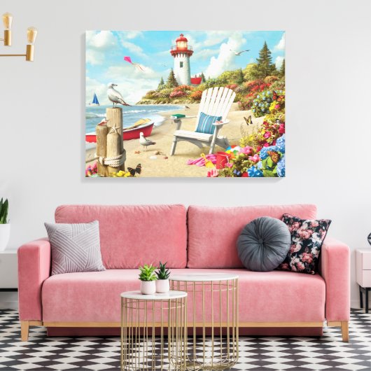 Alan Giana "Daydream 2" Canvas Print Leinwanddruck (Insitu (Wohnzimmer))