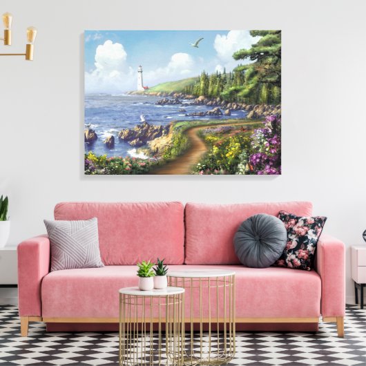 Alan Giana "Destiny Point" Canvas Print Leinwanddruck (Insitu (Wohnzimmer))