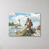 Alan Giana "Dockside" Canvas Print Leinwanddruck (Vorderseite)