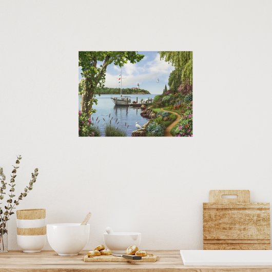 Alan Giana "Down by Water" Poster (Küche)