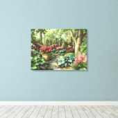 Alan Giana "Dragonfly Garden" Canvas Print Leinwanddruck (Insitu (Holzboden))