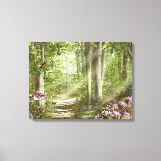 Alan Giana "Forest of Life" Canvas Print Leinwanddruck (Vorderseite)