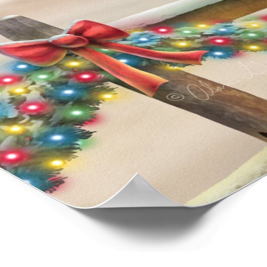 Alan Giana "Friedliche Weide" Poster (Ecke)