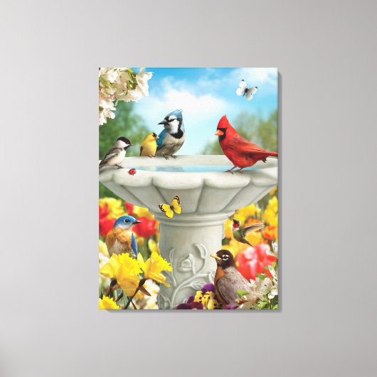 Alan Giana "Garden Friends" Canvas Print Leinwanddruck (Vorderseite)