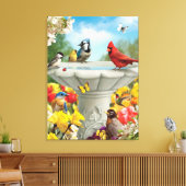 Alan Giana "Garden Friends" Canvas Print Leinwanddruck (Insitu (Wohnzimmer))