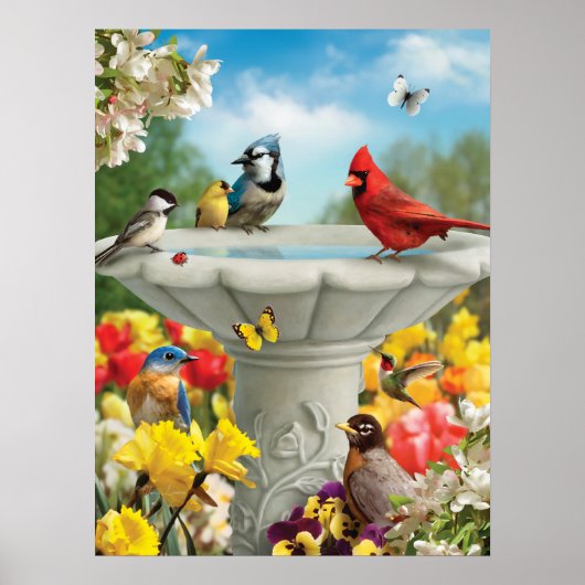 Alan Giana "Garden Friends" Poster (Vorne)