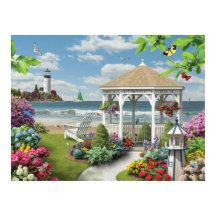 Alan Giana "Gazebo by Sea" Poster