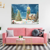 Alan Giana "Gingerbread Light 2" Canvas Print Leinwanddruck (Insitu (Wohnzimmer))