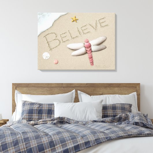 Alan Giana "Glaube" Canvas Print Leinwanddruck (Insitu (Schlafzimmer))