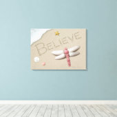 Alan Giana "Glaube" Canvas Print Leinwanddruck (Insitu (Holzboden))