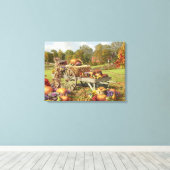 Alan Giana "Herbstschätze" Canvas Print Leinwanddruck (Insitu (Holzboden))