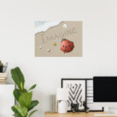 Alan Giana "Imagine Poster" Poster (Heimbüro)