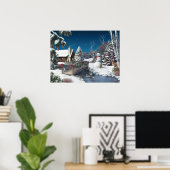 Alan Giana "In Winter's Zuhause" Poster (Heimbüro)