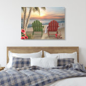 Alan Giana "Infinity 2" Canvas Print Leinwanddruck (Insitu (Schlafzimmer))