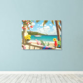 Alan Giana "Island Retreat" Canvas Print Leinwanddruck (Insitu (Holzboden))